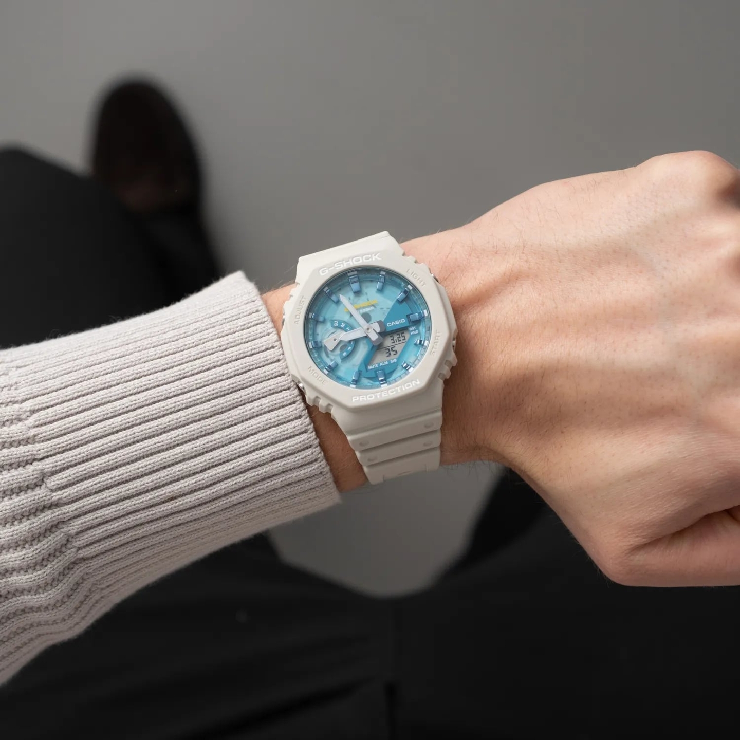 Ceas Barbati, Casio G-Shock, Classic GA-2 GA-2100AS-5AER - 1 | YEO